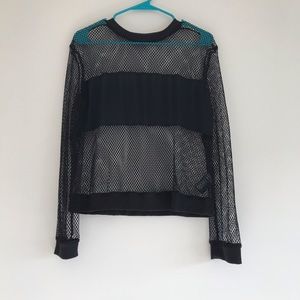 Worn Once H&M Fishnet Shirt